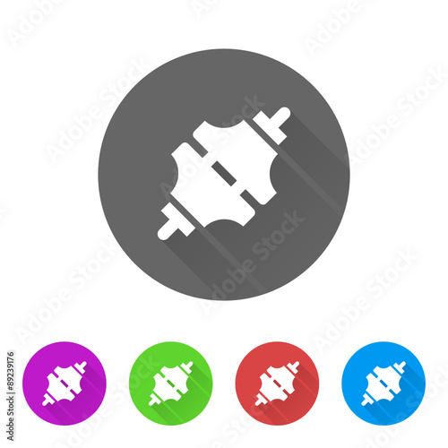 App Icon Long Shadow - 5 Colors