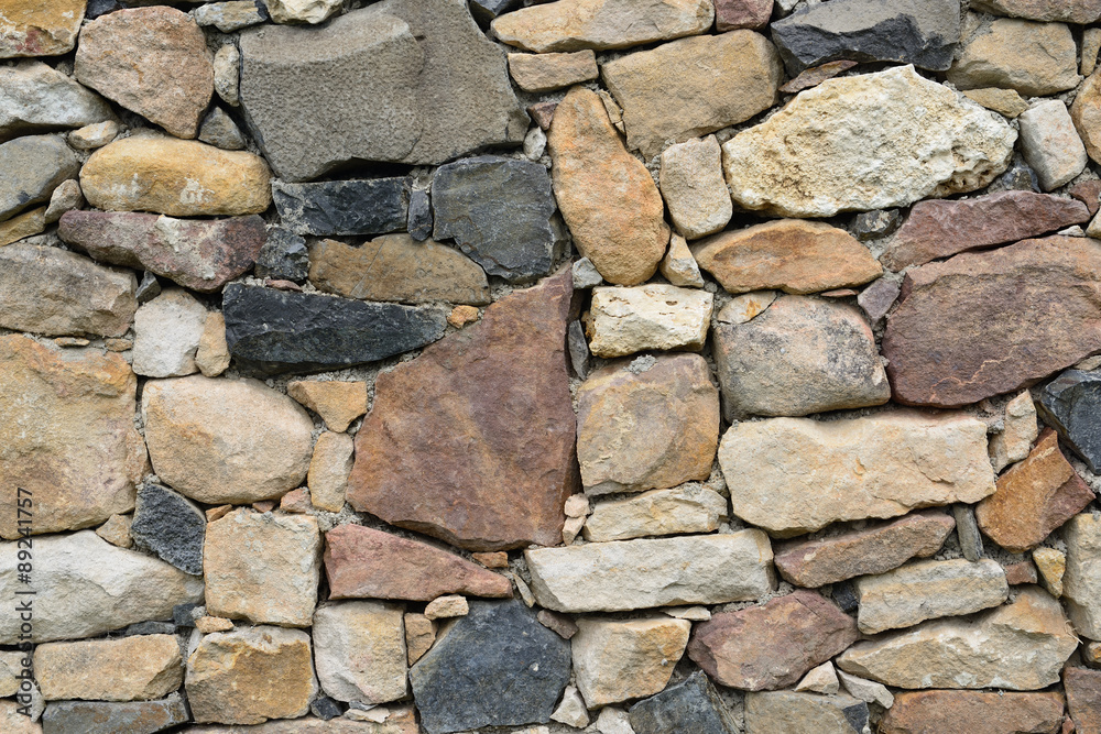 Stone wall detail