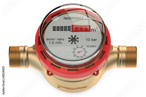 hot water meter photo