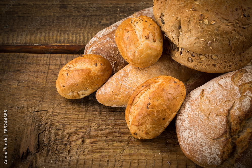 Naklejka premium Close-up of traditional bread