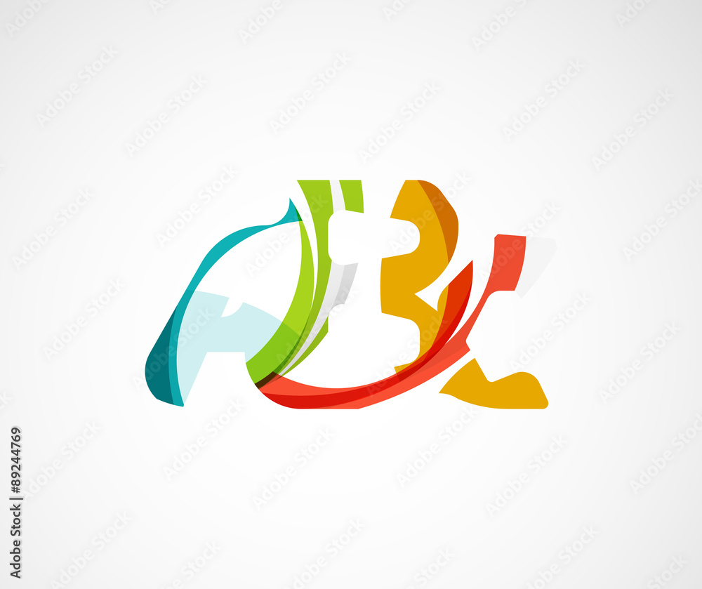 Abc company logo. Vector illustration. Abc company logo. Vector illustration.