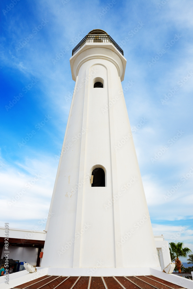 The lighthouse on shore, Sharm el Sheikh, Egypt The lighthouse on shore, Sharm el Sheikh, Egypt
