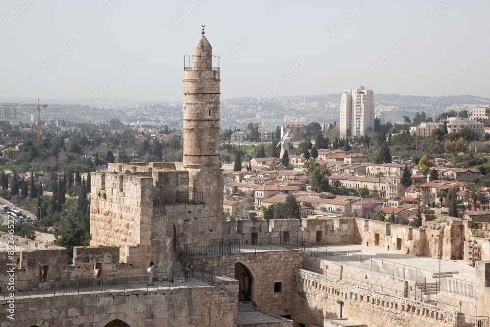 Jerusalem, Israel, old and new city