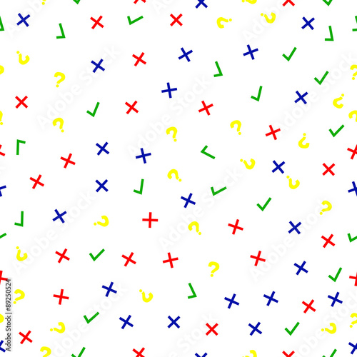 seamless pattern of signs