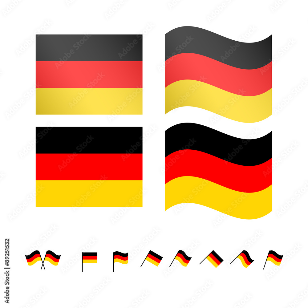 Germany Flags EPS 10