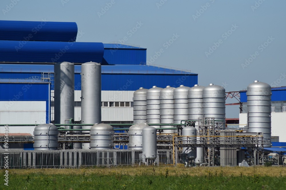 Fototapeta premium waste recycling plant