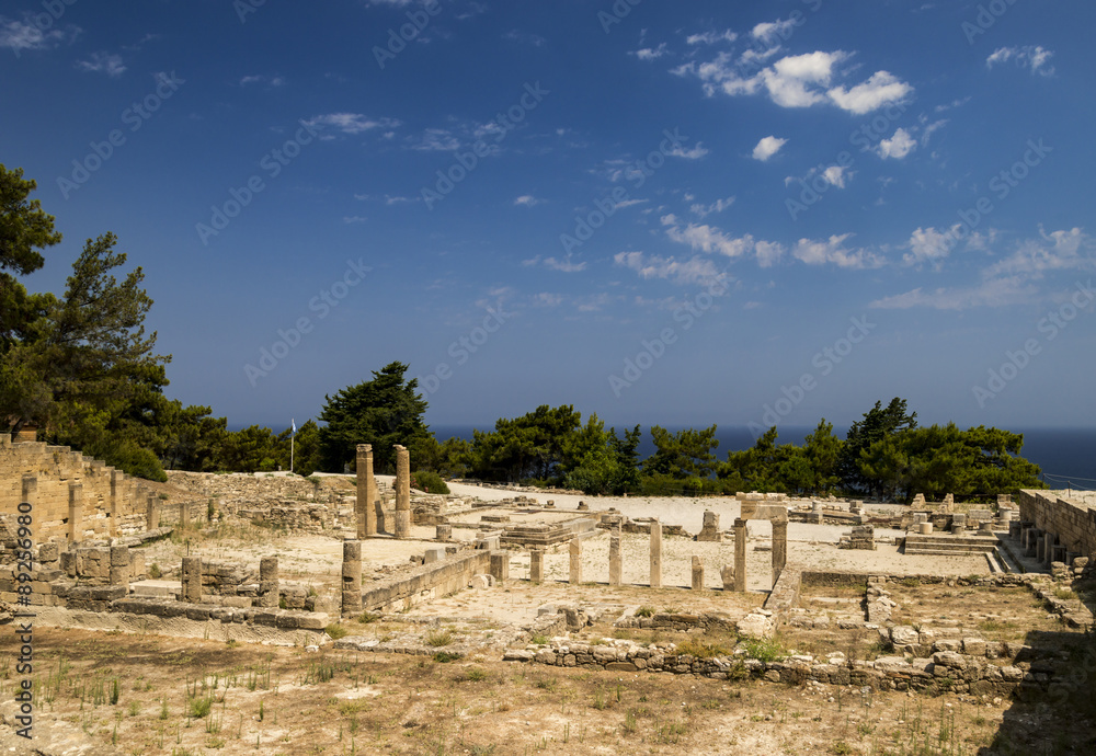 Ancient ruins of Kamiros on Rhodes