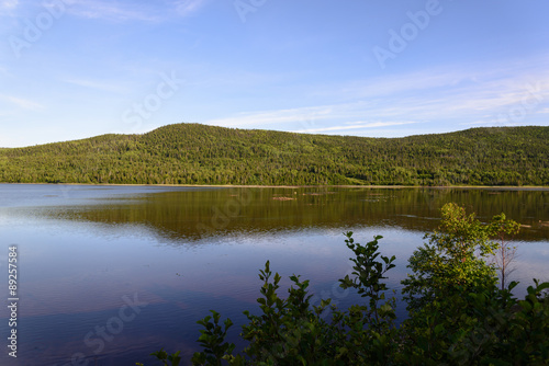 Fishermen village on coastline of Newfoundland and Labrador, Canada