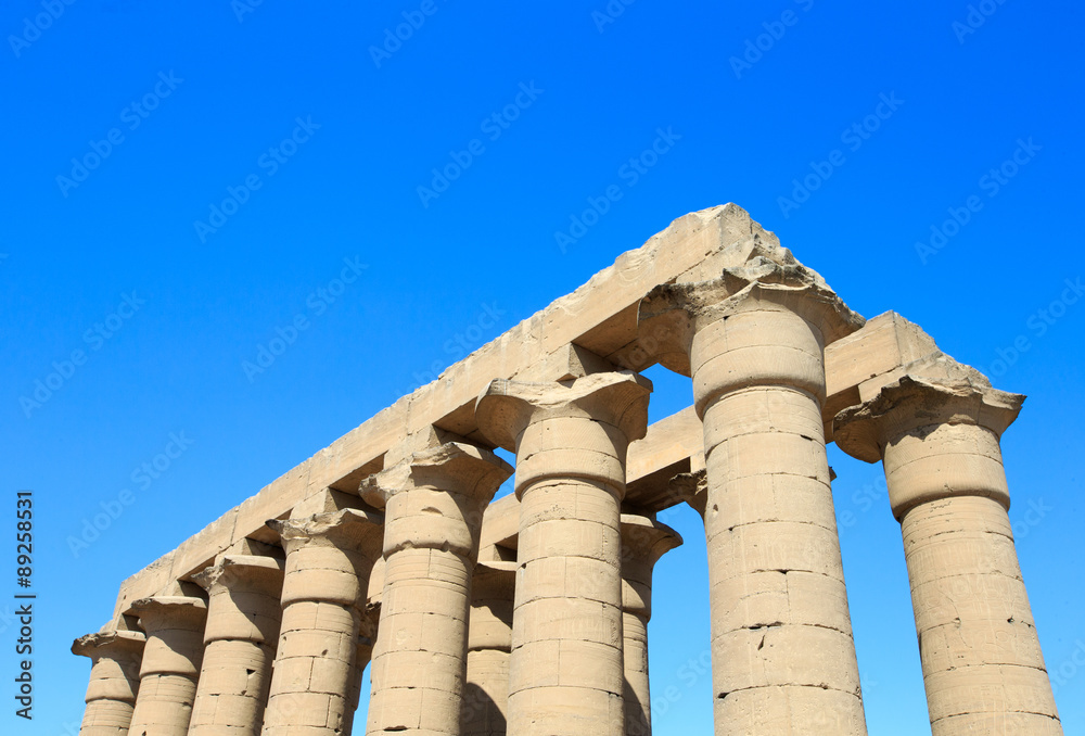Ancient ruins of Karnak temple in Egypt Ancient ruins of Karnak temple in Egypt