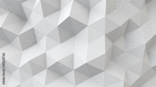 white polygonal geometric s...