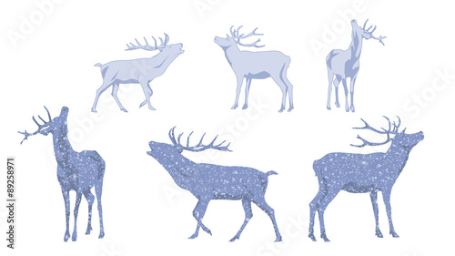 Christmas Decoration Deer Set