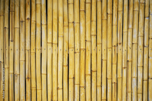 Bamboo wall texture and background.