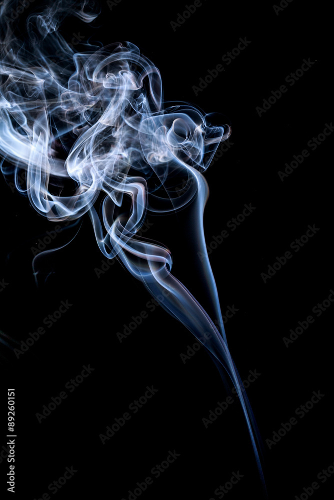 Abstract smoke on a black background. Abstract smoke on a black background.