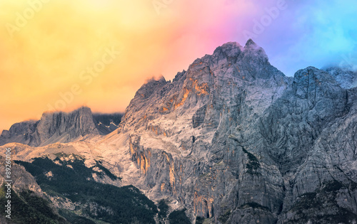 Jade Dragon snow mountain Lijiang city, Yunnan China