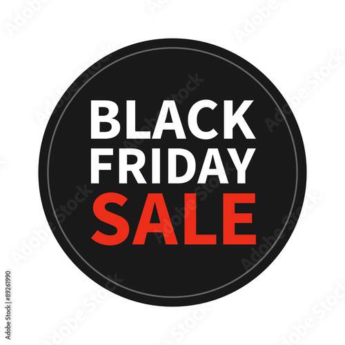 Black Friday Sale promotion display / sticker