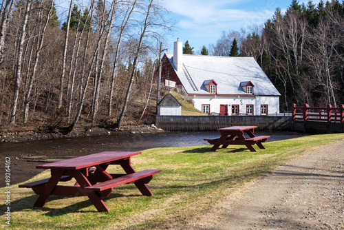 Canada,Quebec, Baie Saint Paul, the historic old mill