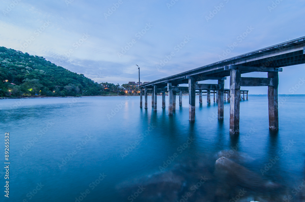 Twilight sea at Khao Laem Ya National Park