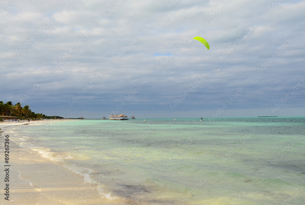 Caribbean Sea. Cayo Largo. Cuba
Wild Coast  with turquoise sea 