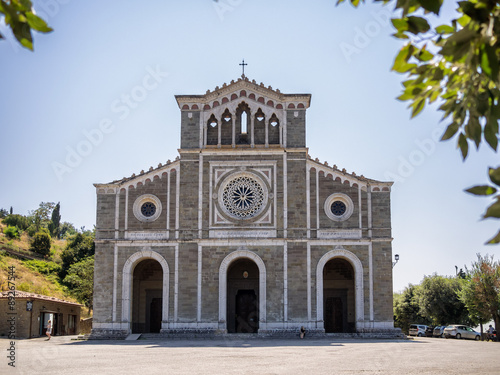 Santa Margherita church on top of Cortona in Tuscany