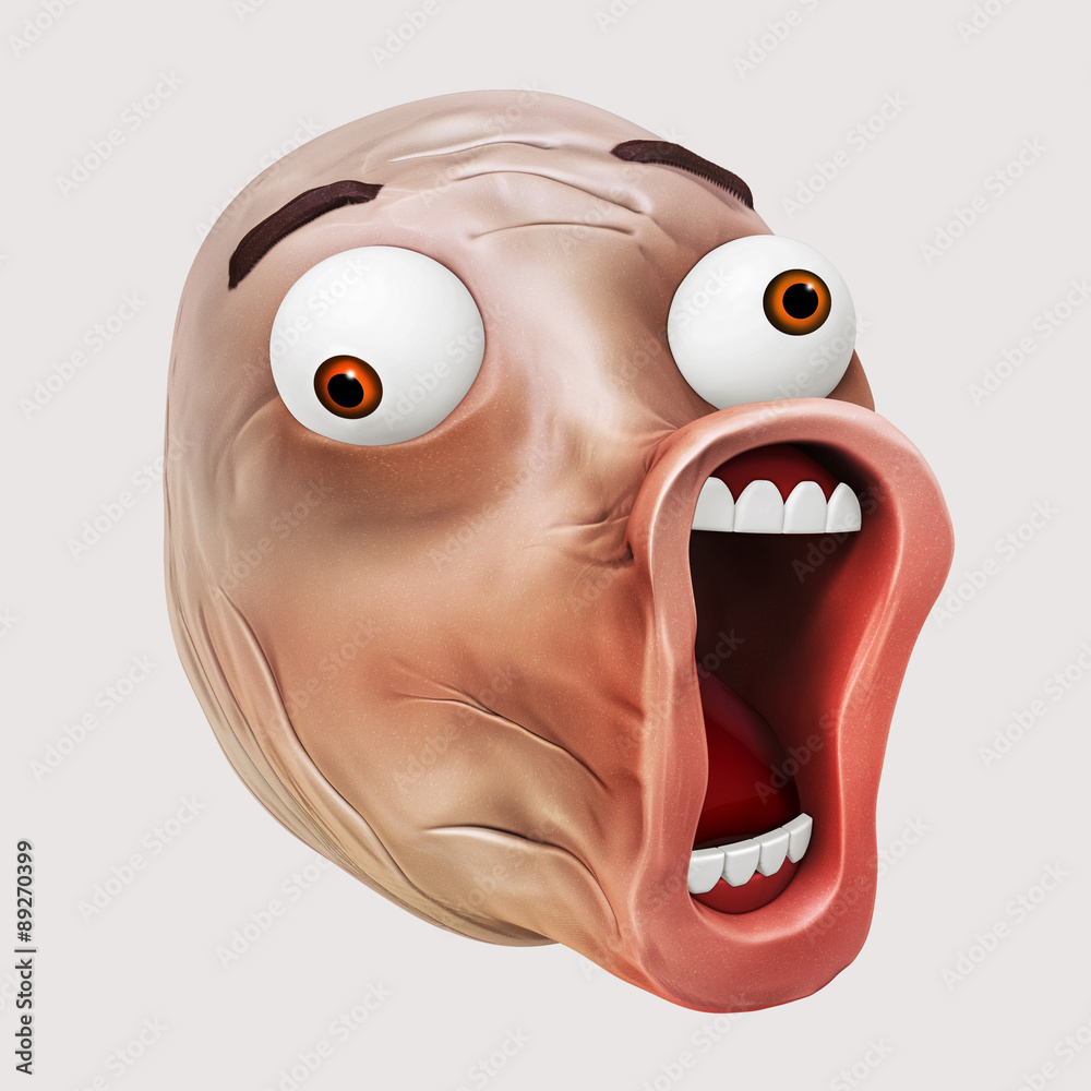 lol meme face vector Stock Vector