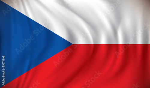 Fotografia, Obraz Flag of Czech Republic