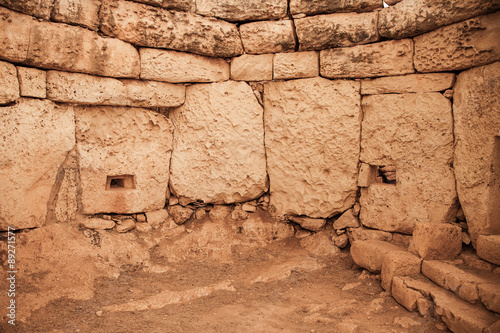Megalitic temple complex - Hagar Qim in Malta