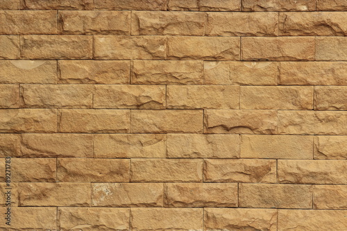 Striped stone wall