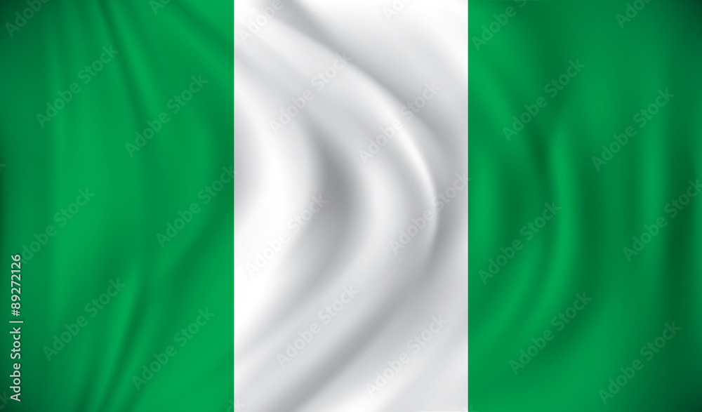 Obraz premium Flag of Nigeria