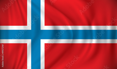 Fotografia, Obraz Flag of Norway