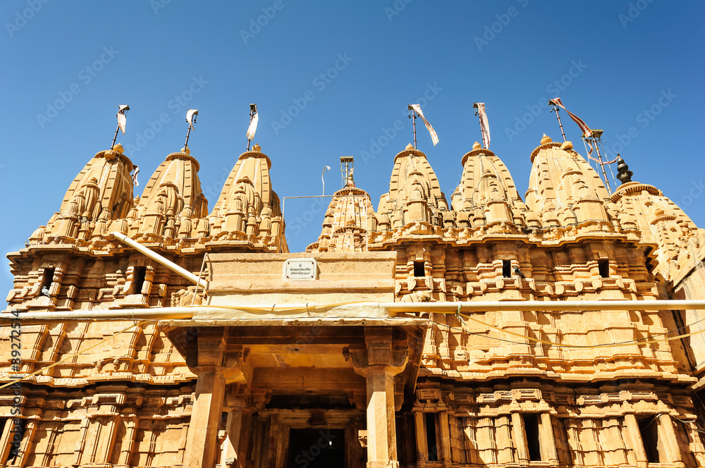 Hindu Temple inside Golden fort of Jaisalmer, Rajasthan