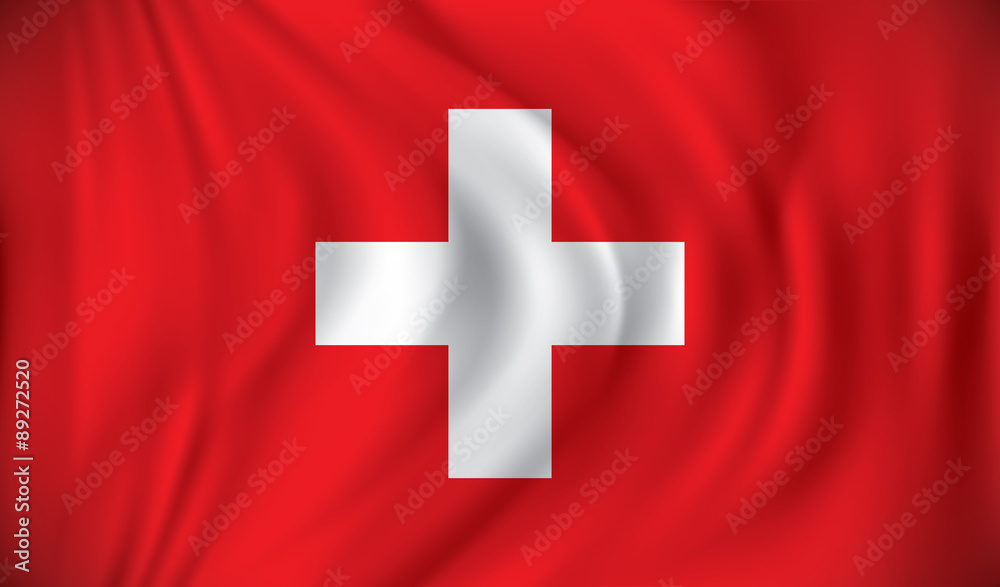Fototapeta premium Flag of Switzerland