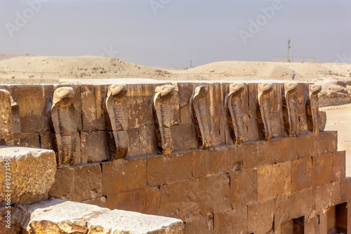 Cobras of Djoser tomb photo