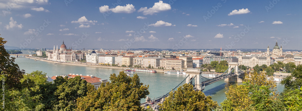 Naklejka premium Budapest Panorama