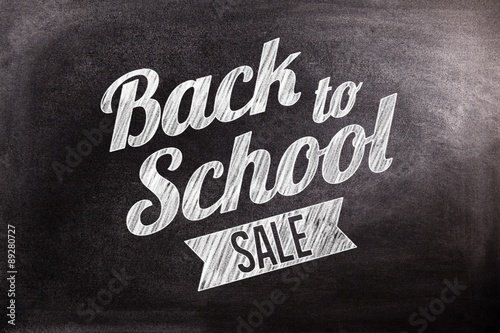 Fotografie Composite image of back to school sale message