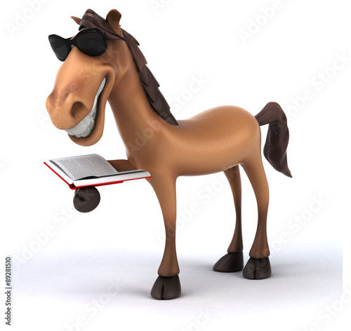 Fototapeta Naklejka Na Ścianę i Meble -  Fun horse