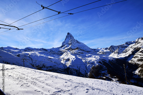  Matterhorn mountain, zermatt in switzerland © ble_econ