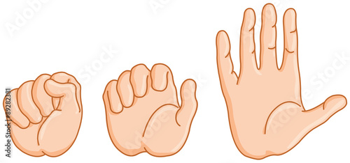Opened hand