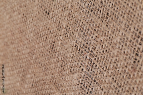 sackcloth closeup for background