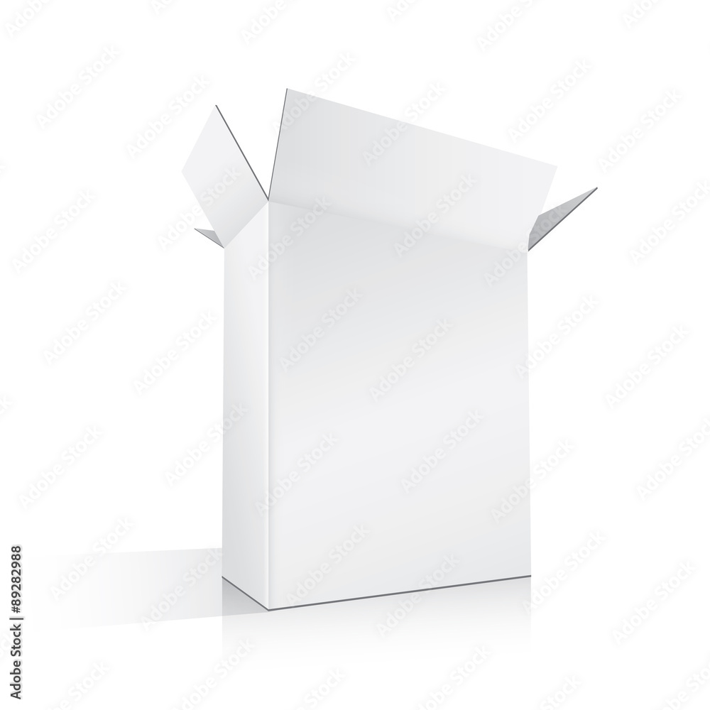 Opened White Box Opened White Box