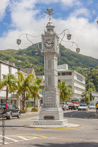 horloge de Victoria, Mahé, Seychelles  photo