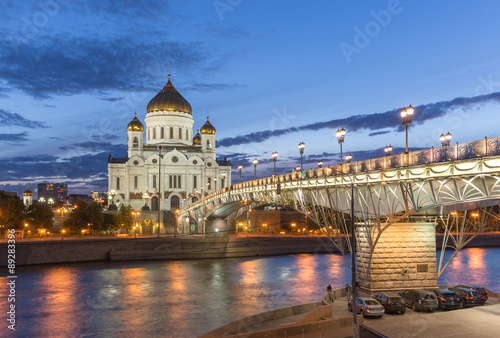 Cathedral of Christ the Saviour in Moscow, Russia