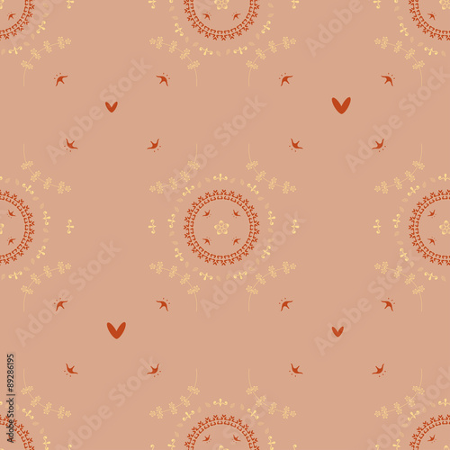 Seamless flowerr pattern photo