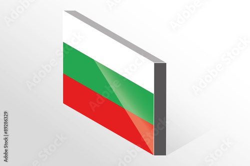 Free Download 3D Isometric Flag Illustration of the country of  Bulgaria - GFXLoad