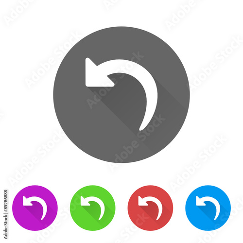 App Icon Long Shadow - 5 Colors