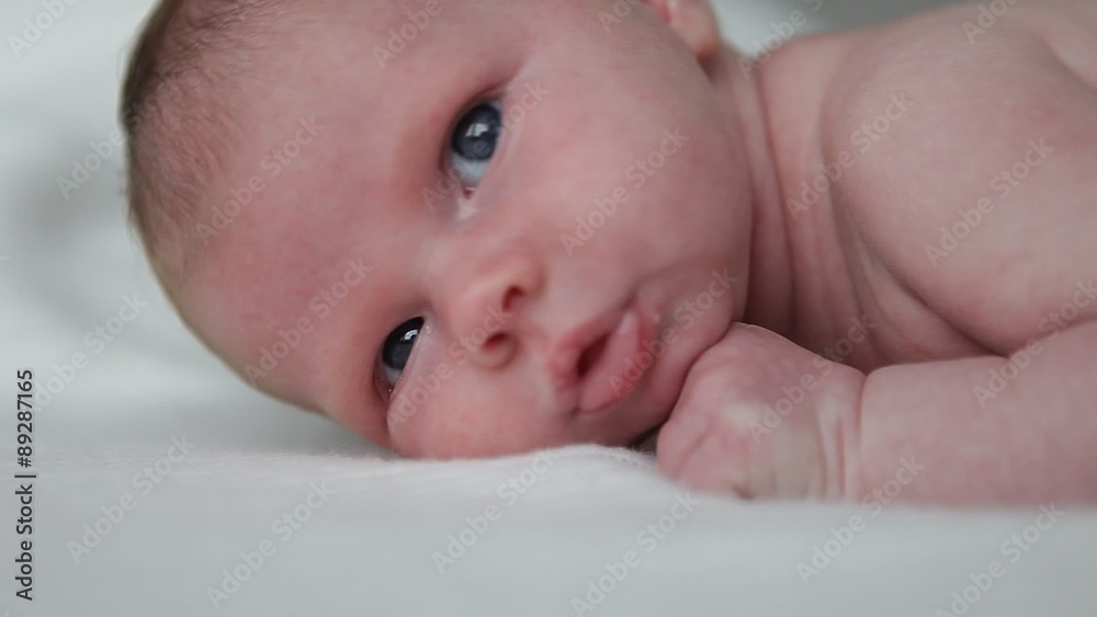 little newborn baby on a blanket little newborn baby on a blanket