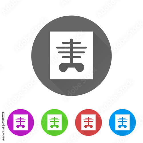 App Icon Long Shadow - 5 Colors