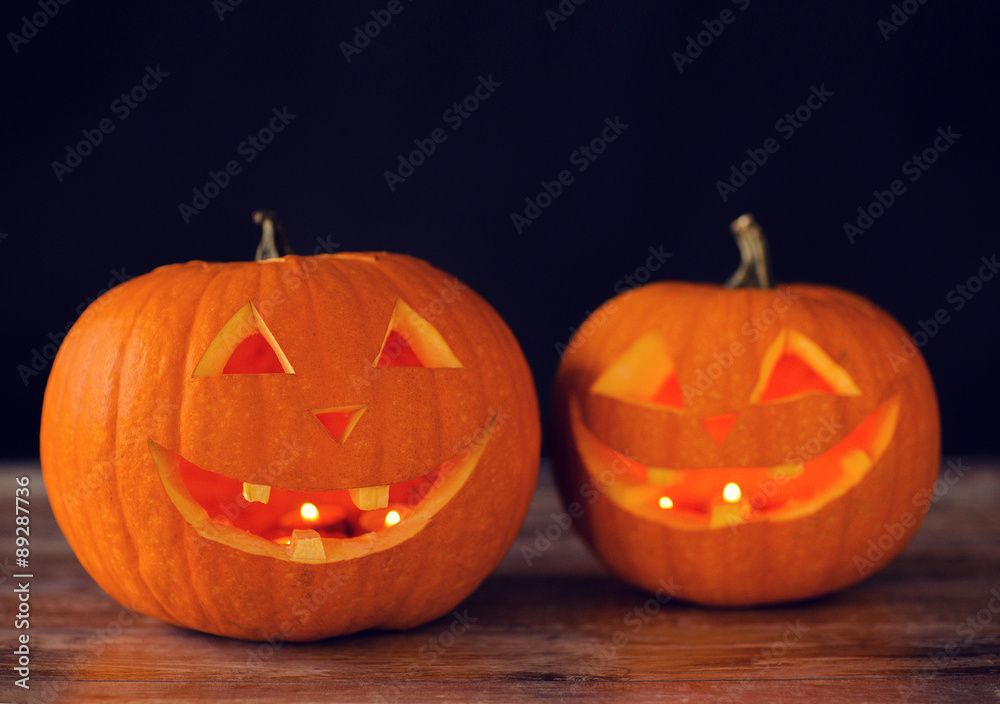 close up of pumpkins on table close up of pumpkins on table