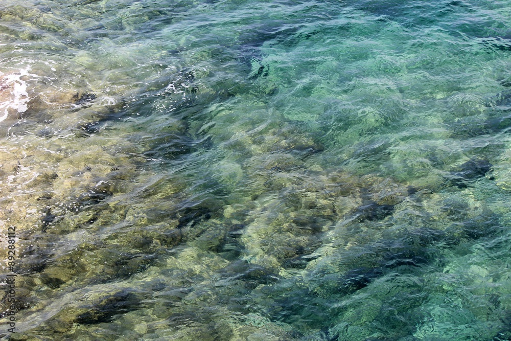Fototapeta premium Eaux de couleur turquoise en Corse