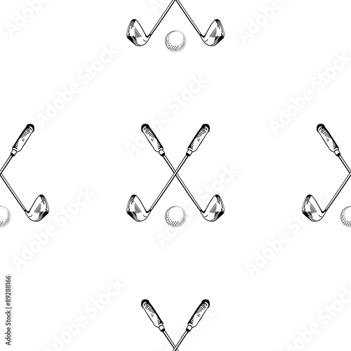 golf seamless pattern