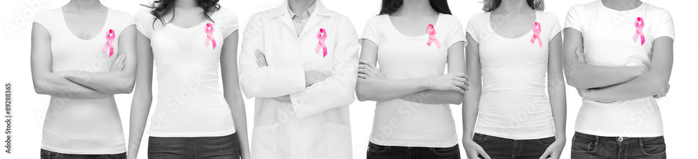 custom made wallpaper toronto digitalsmiling women with pink cancer awareness ribbons